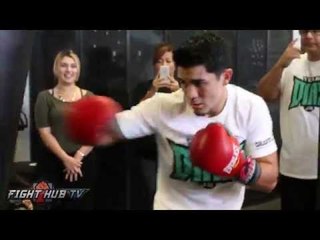 Joseph Diaz vs. Ruben Tamayo full video- Diaz full media workout video