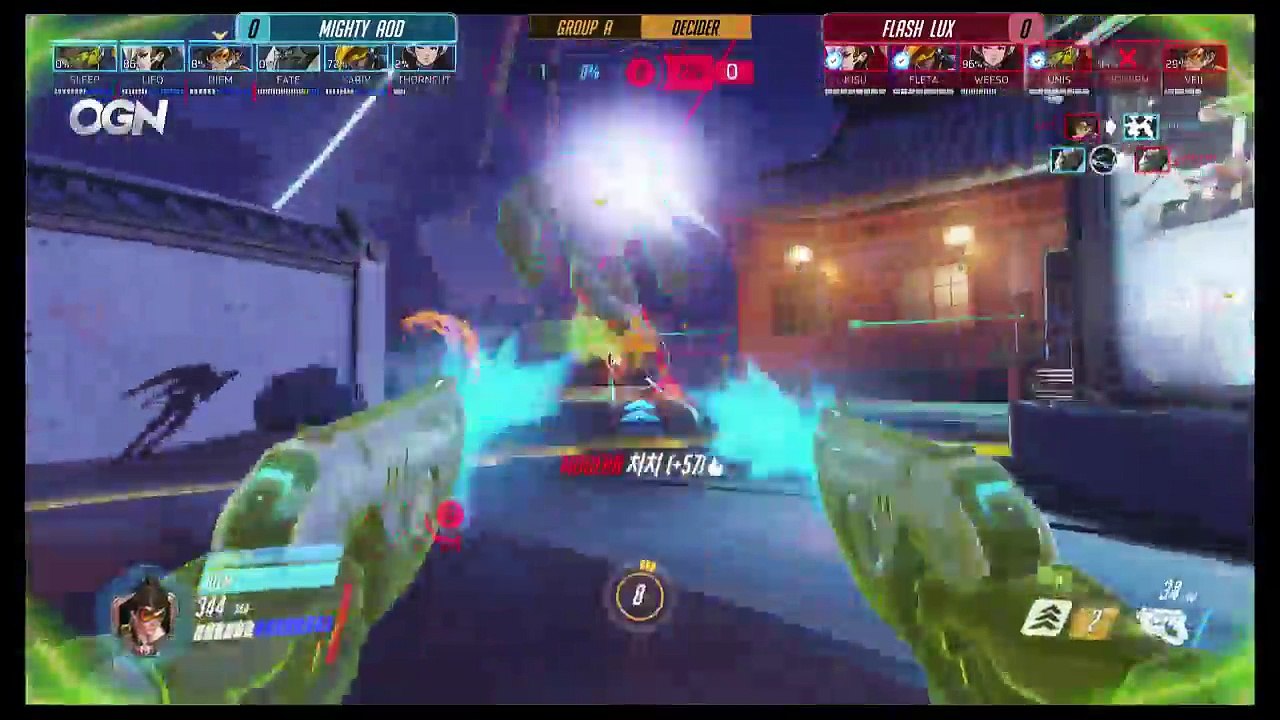 [OGN] OVERWATCH APEX Challengers Superweek - Mighty AOD VS. Flash Lux | Rhinos Gaming Wings VS. MVP Space (261)