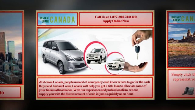 Get Quick Car Title Loans Toronto