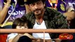 Shahrukh Khan & CUTE AbRam Watches KKR Match In Rajkot - IPL 2017 - HUNTING WORLD