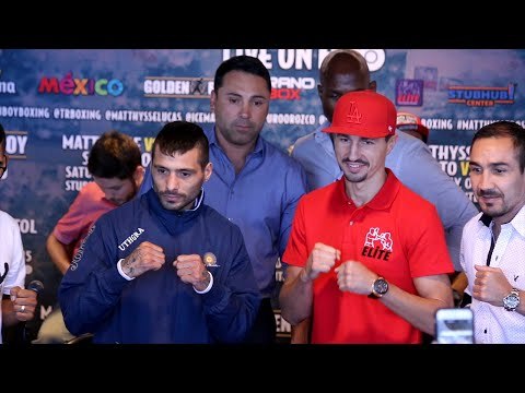 Lucas Matthysse vs. Viktor Postol full video-Complete final press conference & face off video