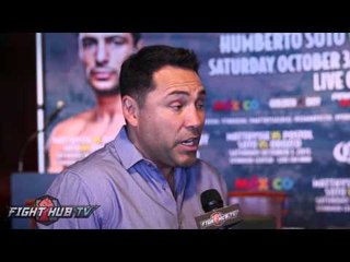 Oscar De La Hoya " If Matthysse looks spectacular we can make an argument for Manny Pacquiao"