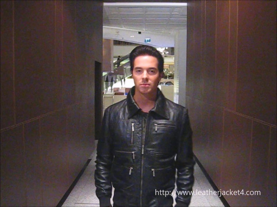 Mens Stylish and Simple leather jacket Dgrust