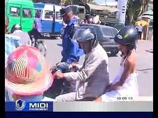 Police d'Antananarivo   Lancement d'une opération de contrôle sur les motos et scooters.