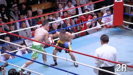 比嘉大吾（王者）4RKOで東洋タイトルV1！Daigo Higa(flyweight)（2016.11.5）