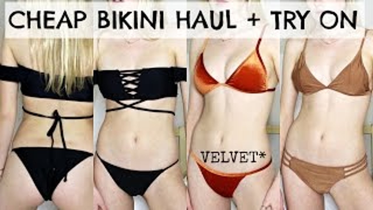 CHEAP & AFFORDABLE BIKINI HAUL + TRY ON / Kallie Kaiser
