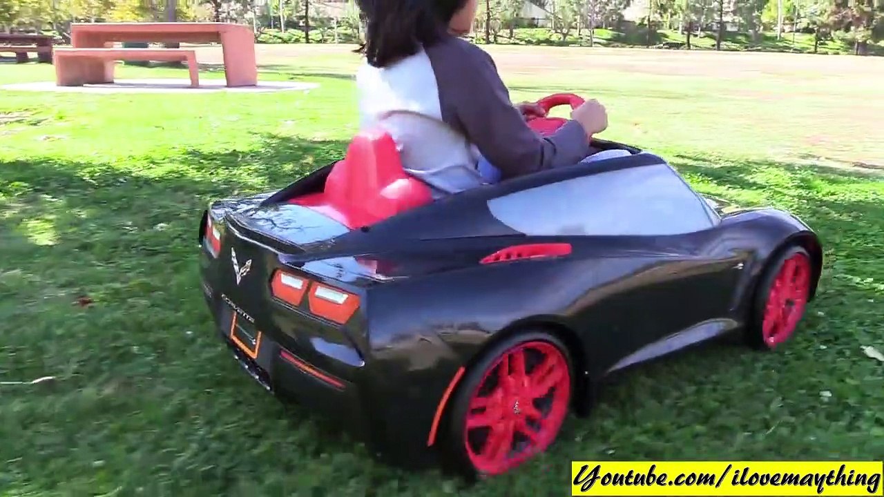 Fisher-Price Power Wheels Ride-On Car. 6 Volts Corvette Stingray C7 Driv