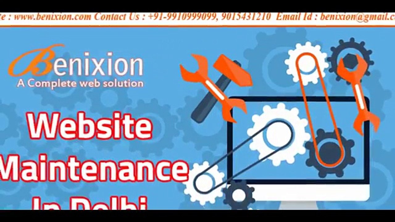 Website Maintenance In Delhi - Benixion Technology Pvt Ltd