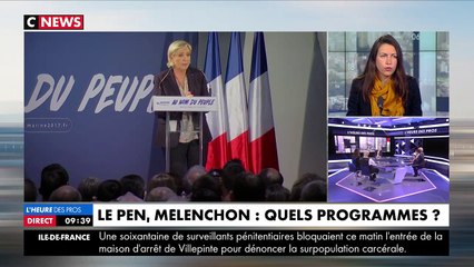 Mélenchon-Le Pen sur la plan économique "c'est la même chose"