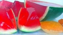DIY Jelly Gummy Watermelon Mango - How to Make-RKyHZcWSMWs