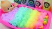 BINGO - DIY Colors Glitter Slime Kinetic Sand Learn Colors Slime Baby Doll Bubble Surprise Toys-z-T