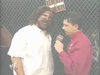 Mankind Interview about facing the rock