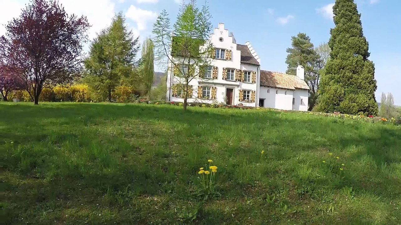STREET VIEW: Island of Werd in the Rhine in SWITZERLAND