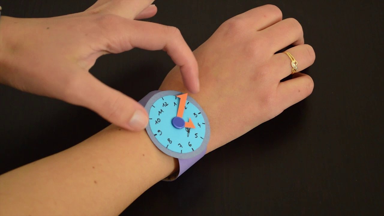 DIY : Fabriquez une montre d'apprentissage