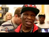 Floyd Mayweather Sr reacts to Floyd Mayweather's win over Andre Berto