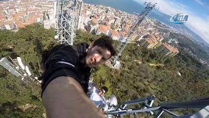 Çılgın gençler ölüme böyle meydan okudular