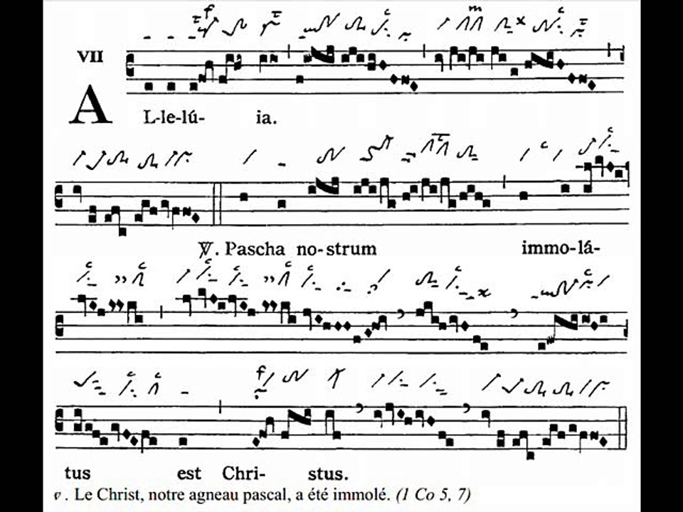 Alleluia Pascha nostrum, Dominica Resurrectionis (Pâques)