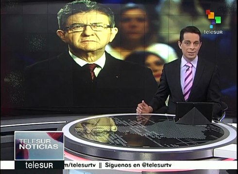 Francia: Mélenchon sube seis puntos en los sondeos electorales