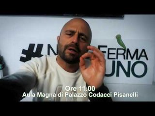 Luca Abete con il suo #NonCiFermaNessuno all'Università del Salento – Leccenews24