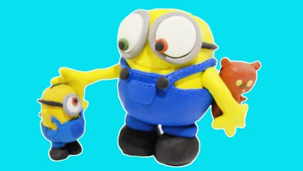 Minions Playdoh Stopmotion- Animation Cartoon For Kid