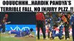 IPL 10: Hardik Pandya escapes injury during Mumbai vs Hyderabad | Oneindia News