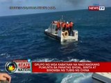 Grupo ng mga kabataan na nagtangkang pumunta sa Panatag Shoal, sinita at binomba ng tubig ng China
