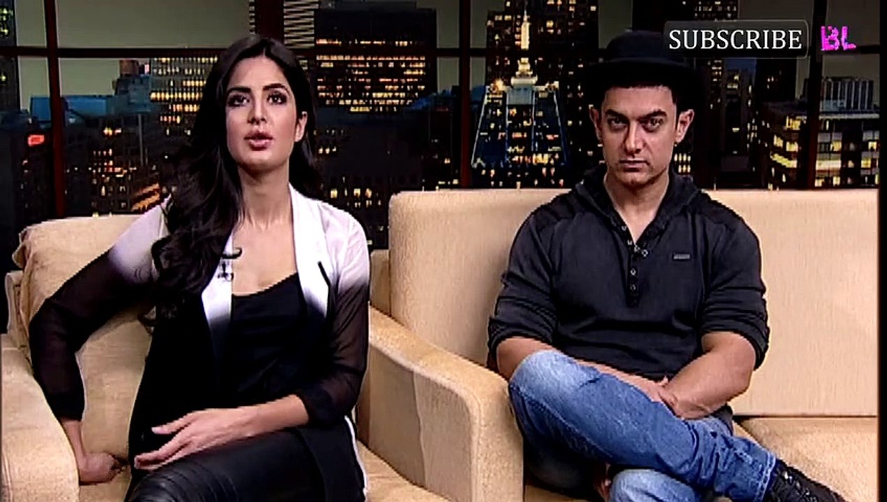 Amir Khan Teasing Katrina During Break In Live Show