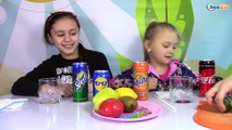 Челлендж Попробуй смешать вкусные напитки Coca Cola & Pepsi Cola & Sprite & Fanta