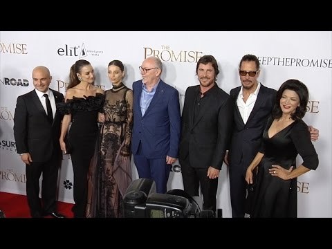 Christian Bale and Cast The Promise Premiere Red Carpet