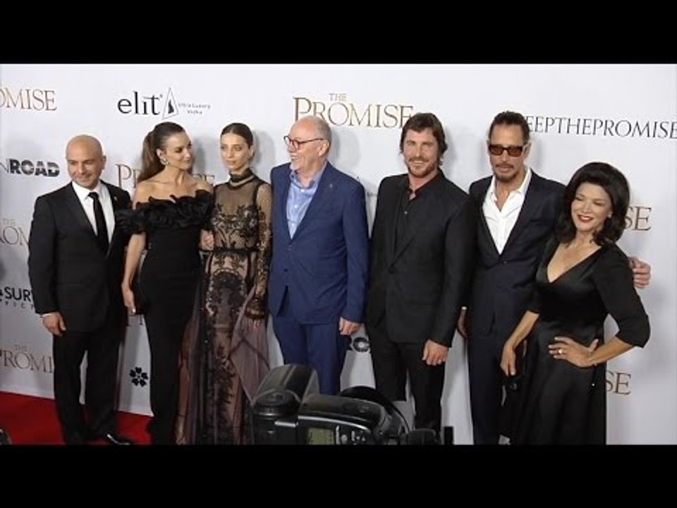Christian Bale and Cast "The Promise" Premiere Red Carpet