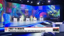 Presidential candidates meet for first TV debate