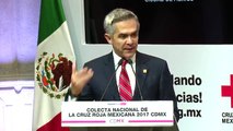 04 ABRIL DISCURSO MIGUEL ÁNGEL MANCERA-COLECTA NACIONAL 2017 CRUZ ROJA MEXICANA CDMX