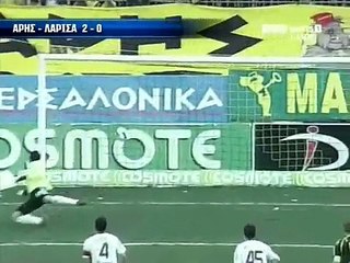 24η Άρης-ΑΕΛ 2-0  2009-10 Total Superleague-Νovasports