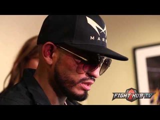 Abner Mares on if he was hurt, score cards & Leo Santa Cruz's power