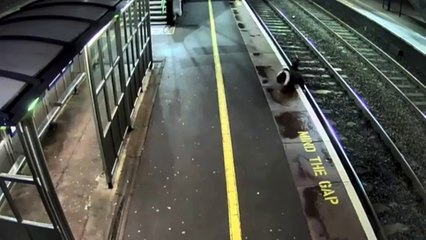 Man loses leg after trespassing on train tracks