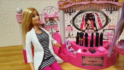 キラメイクつばさちゃん バービーのヘアサロンでヘアアレンジ！★ごっこ 人形 トイキッズ 子供向け 寸劇 おもちゃ アニメ キッズ Toy kids