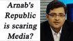 Arnab Goswami alleges media groups trying to stop my venture 'Republic' | Oneindia News
