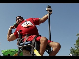 Athletics - Scot Severn - men's shot put F52/53 final - 2013 IPCAthletics World C...