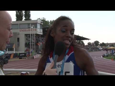 Interview: Mandy François-Elie women's 200m T37 final - 2013 IPCAthletics World Championships Lyon