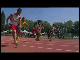 Athletics - Men's 100m T46 semifinals 1 - 2013 IPC Athletics WorldChampionships, Lyon