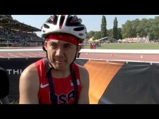 Interview: Raymond Martin men's 800m T52 final - 2013 IPC AthleticsWorld Championships, Lyon