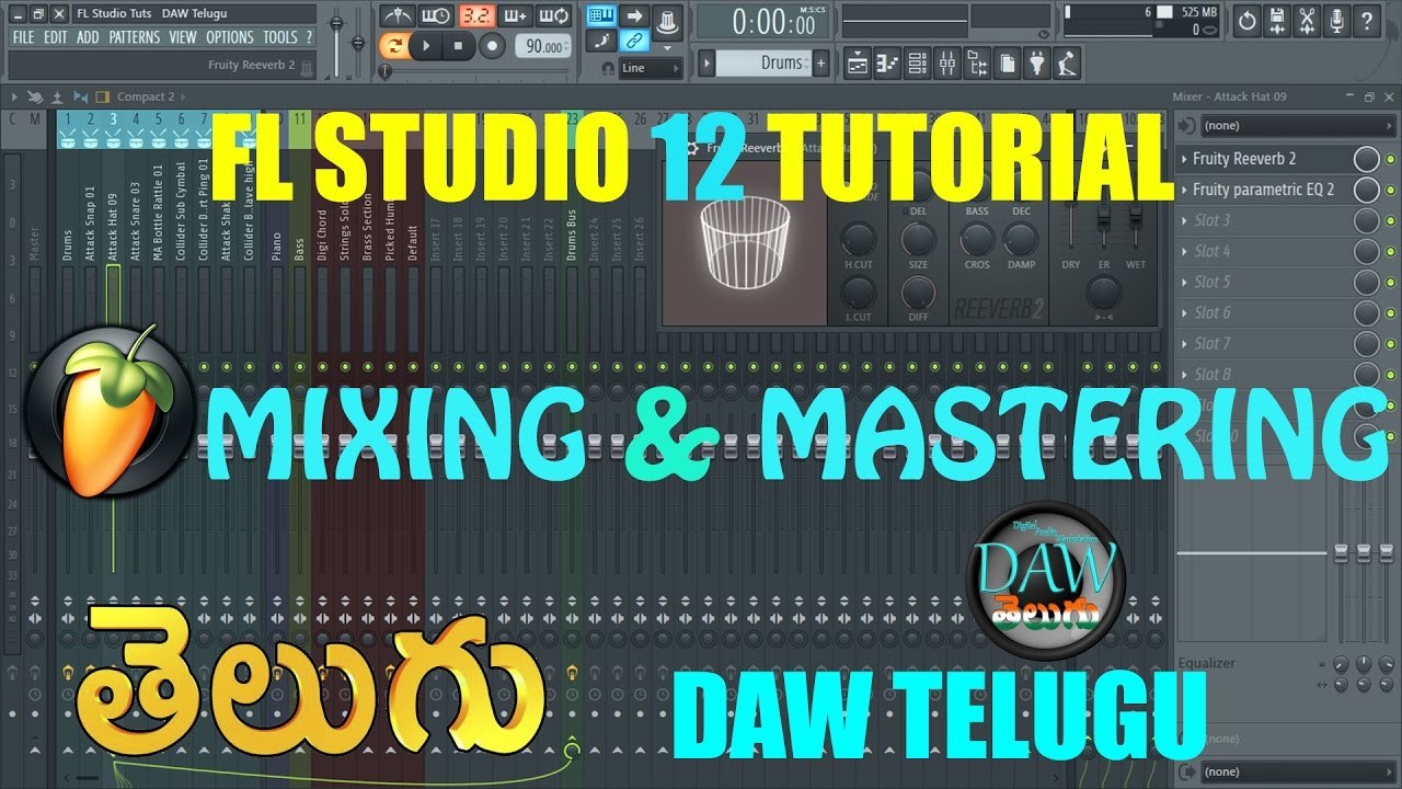 Mixer FL Studio 12 Tutorial Telugu Tutorial  DAW Telugu