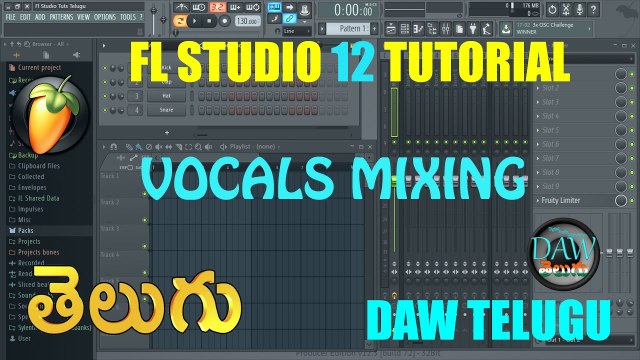 Vocals Mixing FL Studio 12 Tutorial Telugu Tutorial DAW Telugu