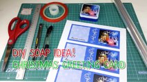 DIY gift ideas! Christmas greeting card soap  -)-YcAkzJIuL5U