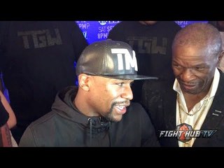 Floyd Mayweather to Ronda Rousey "Who ever she is I wish her nothing but the best"