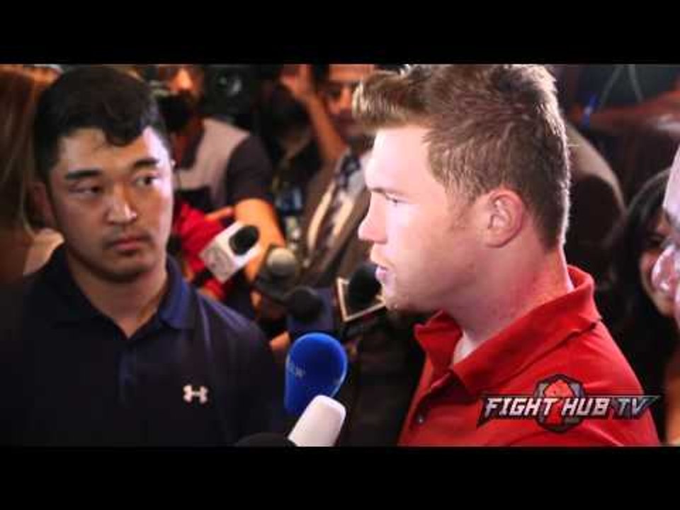 Canelo Alvarez "I have to use everything I've learned to win this fight! Everything I have!"