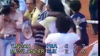 Victoire de Yannick Noah à Roland Garros en 1983