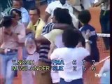 Victoire de Yannick Noah à Roland Garros en 1983