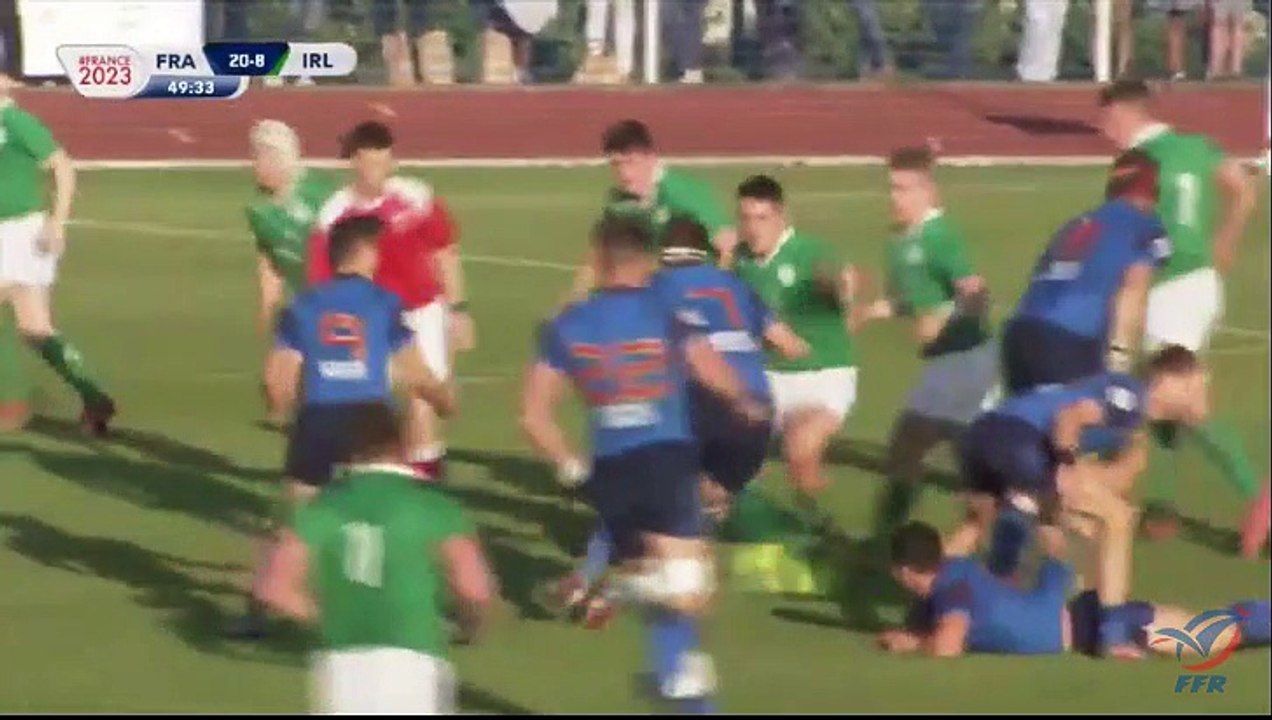 France - Irlande moins 19 ans - 44-15