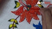 Embroidery Art -  Dress design with back & buttonhole stitches-SM3DYhoJax8